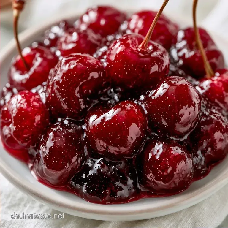 Vanille-Kirschmarmelade Nach Klassischem Rezept