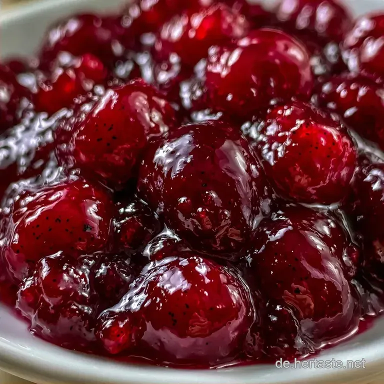 Hausgemachte Kirschmarmelade Mit Vanille