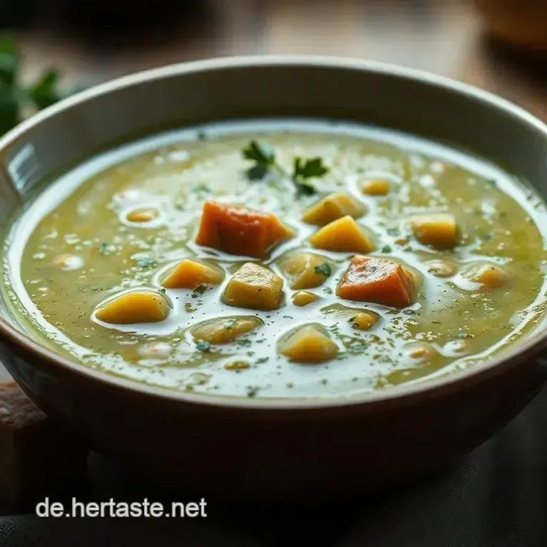 Klassische Erbsensuppe &ndash; Ein herzhaftes gr&uuml;nes Vergn&uuml;gen