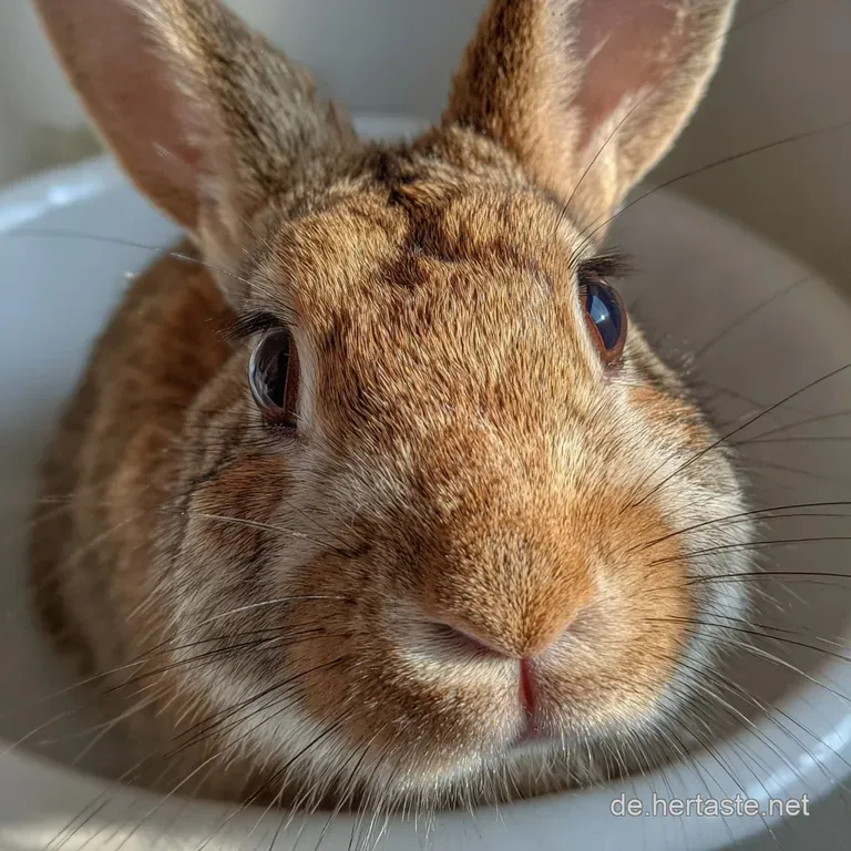 Braised rabbit portion with glistening wine sauce, beside creamy polenta, garnished with fresh rosemary sprig, presented o...