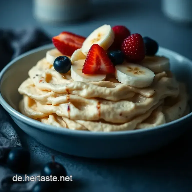 Klassischer Haferbrei Mit Frischen Fr&uuml;chten presentation