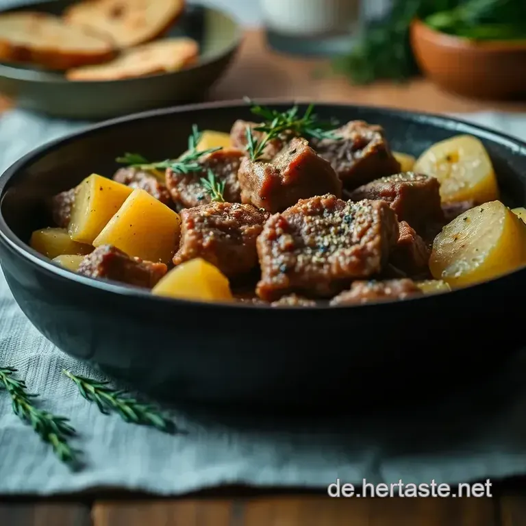 Klassischer Tafelspitz Aus Der &Ouml;sterreichischen K&uuml;che presentation