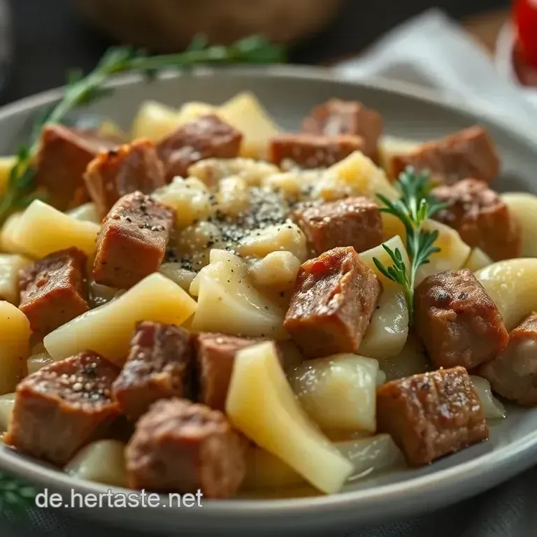 Klassischer &Uuml;berbackener Wei&szlig;kohl mit Hackfleisch