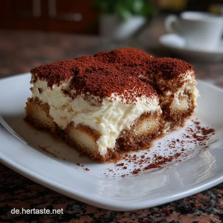Tiramisu elegantly served in a clear glass. The creamy layers are a delightful contrast to the dark espresso-soaked ladyfi...