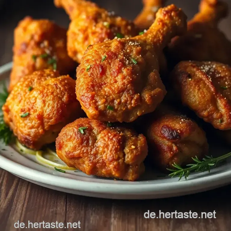 Knusper-H&auml;hnchenfl&uuml;gel Aus Dem Airfryer presentation