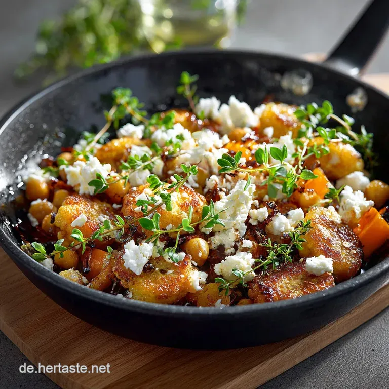 Knusprige Kichererbsen Bratlinge Mit M&ouml;hren Und Cremigem Feta presentation