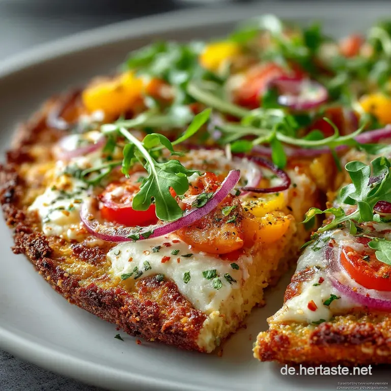 Low Carb Pizza: Knusprige Mandel-K&auml;se-Kruste