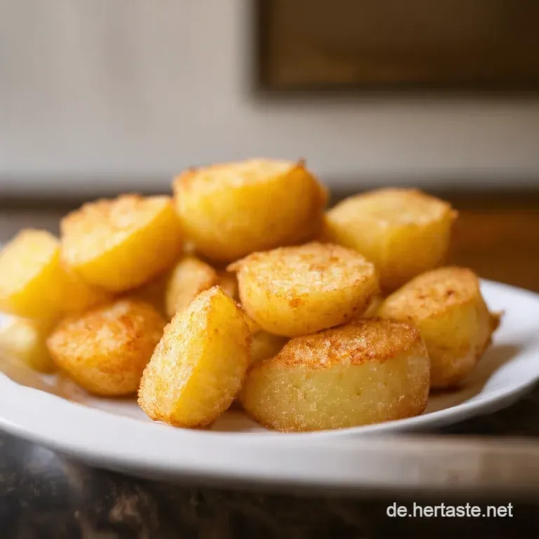 Knusprige S&uuml;&szlig;kartoffelpommes Aus Der Hei&szlig;luftfritteuse presentation
