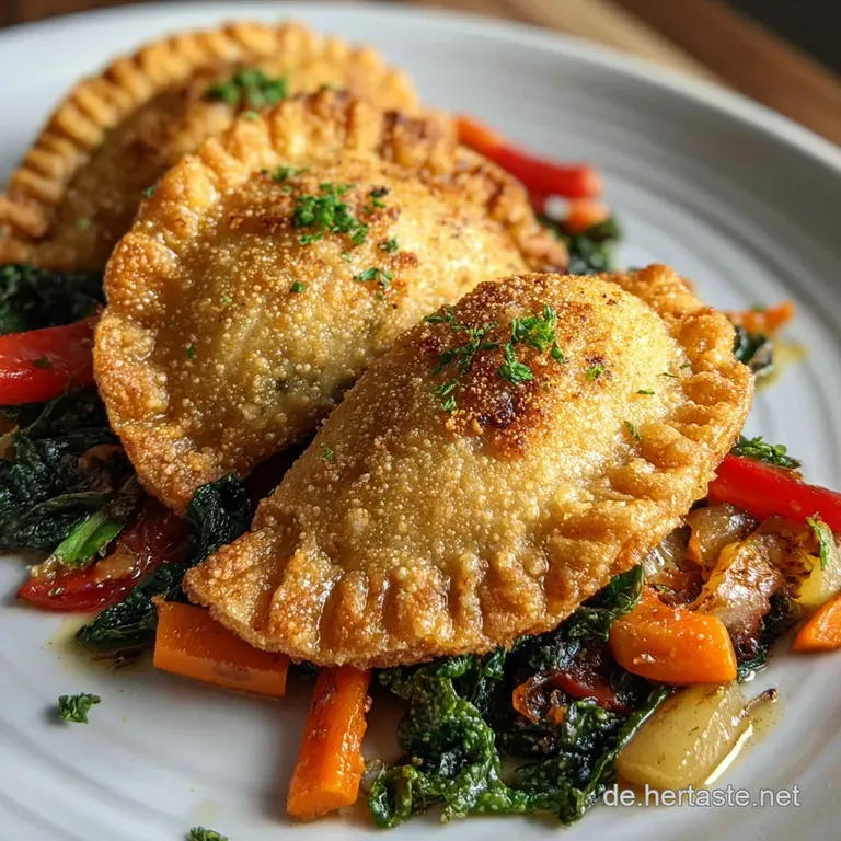 Knusprige Gem&uuml;setaschen Gesundes Veganes Abendessen