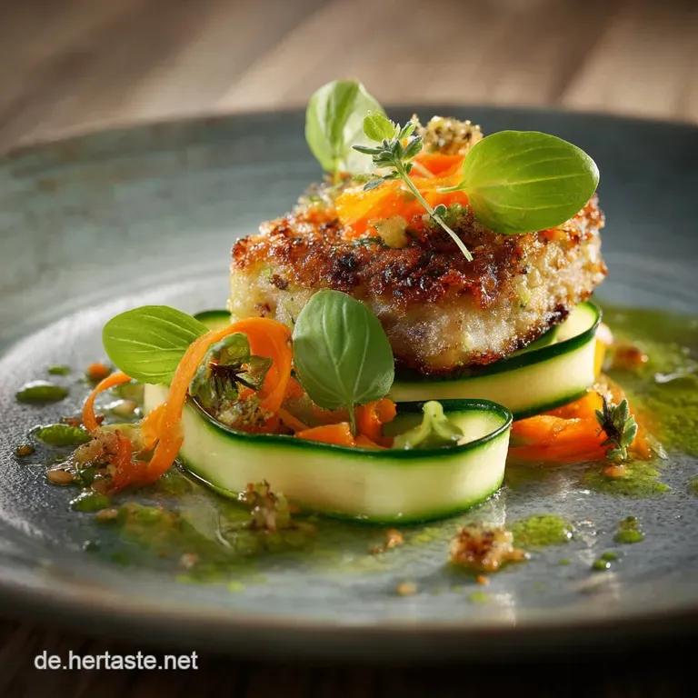 Zucchinim&ouml;hrenpuffer: Knuspriger Geht Gem&uuml;se-Puffer Nicht presentation