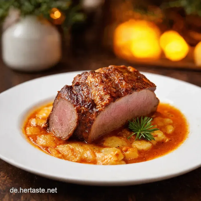 Knuspriger Entenbraten Nach Hausfrauenart presentation