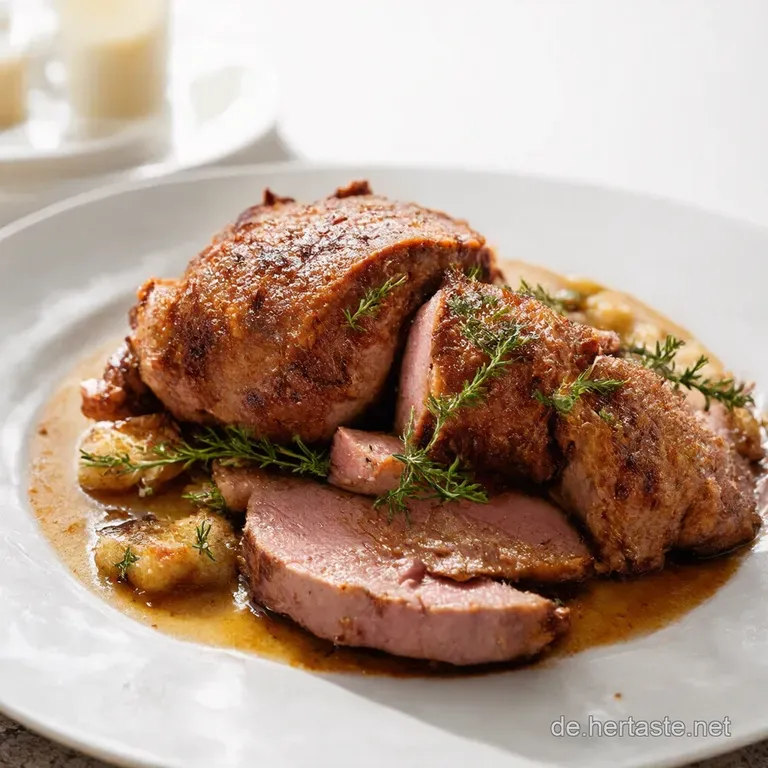 Knuspriger G&auml;nsebraten aus dem Ofen Ein FesttagsKlassiker