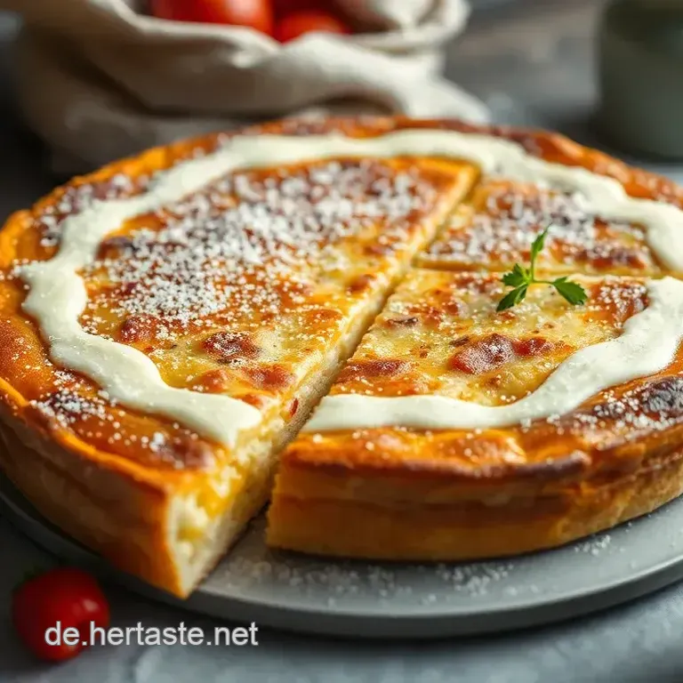 Knuspriger Veganer Flammkuchen &ndash; Herzhaft & Einfach Gut!