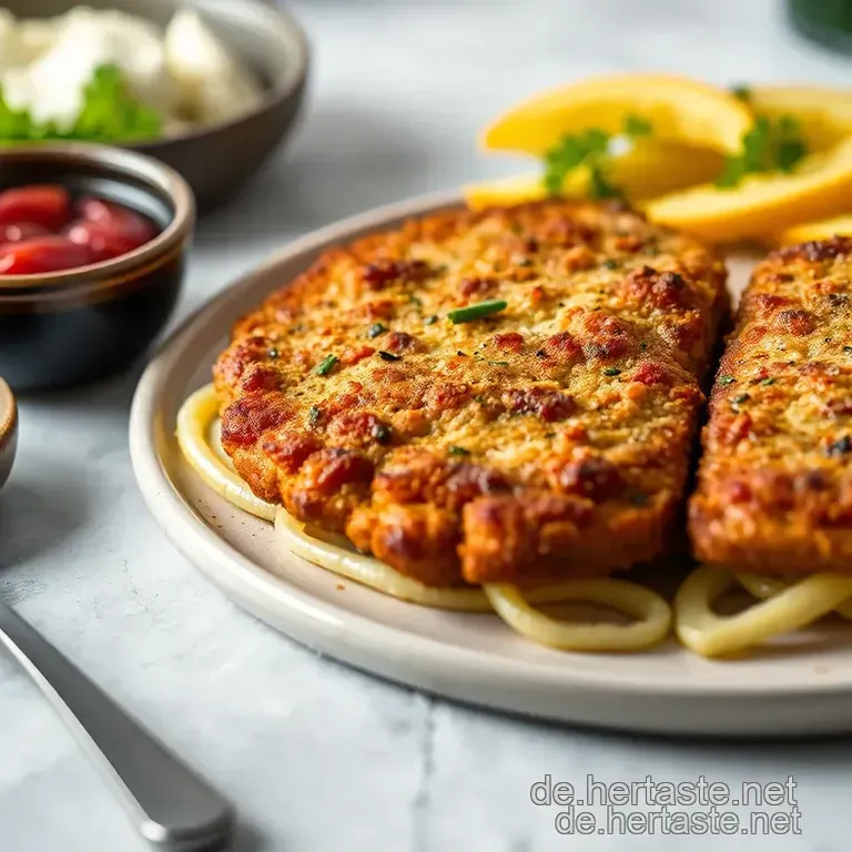 Knuspriges Putenschnitzel Nach Wiener Art presentation