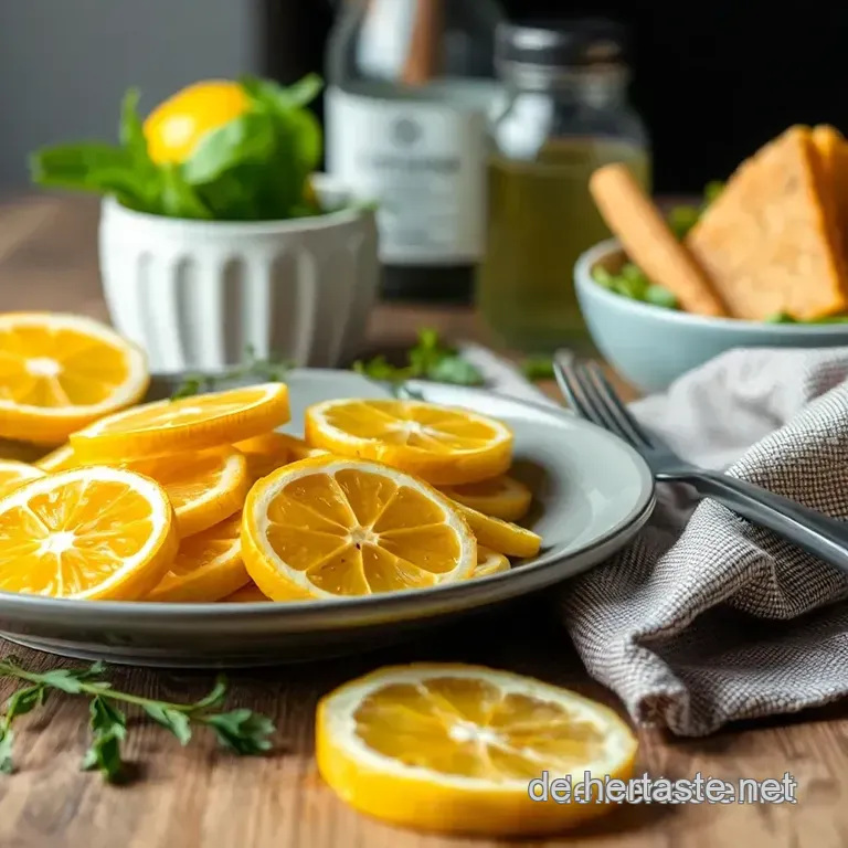 Knuspriges Zitronen-Kr&auml;uter H&auml;hnchen Aus Dem Ofen presentation