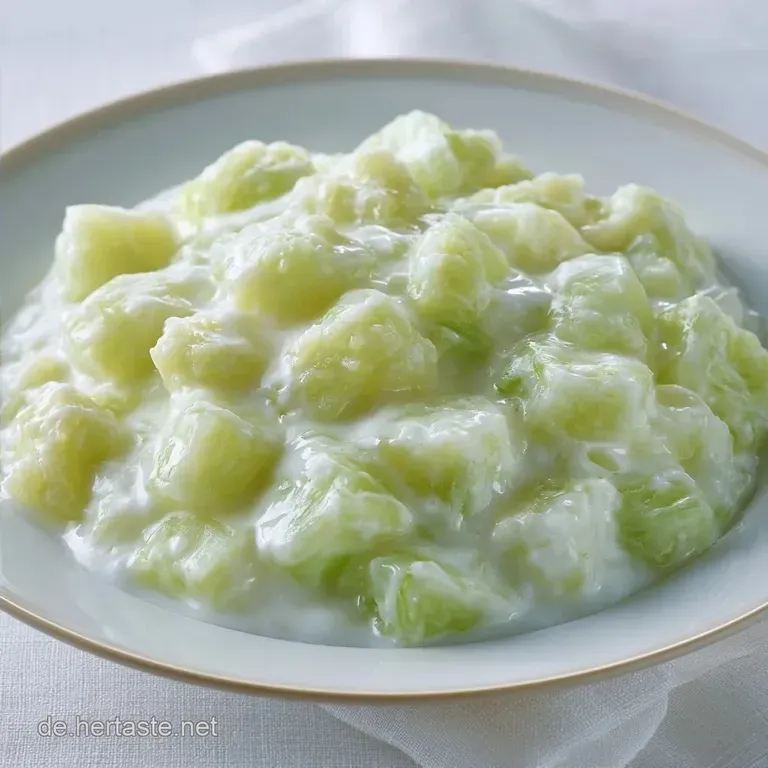 Kohlrabigem&uuml;se In Rahm Mit Sahne