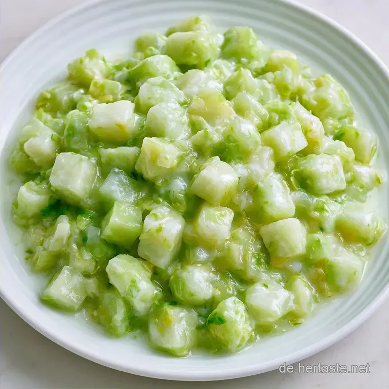 Omas Kohlrabigem&uuml;se Mit Wei&szlig;er So&szlig;e