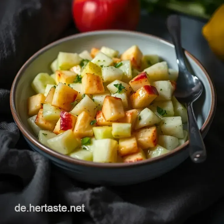 Kohlrabisalat Mit &Auml;pfeln: Gesund Und Erfrischend presentation