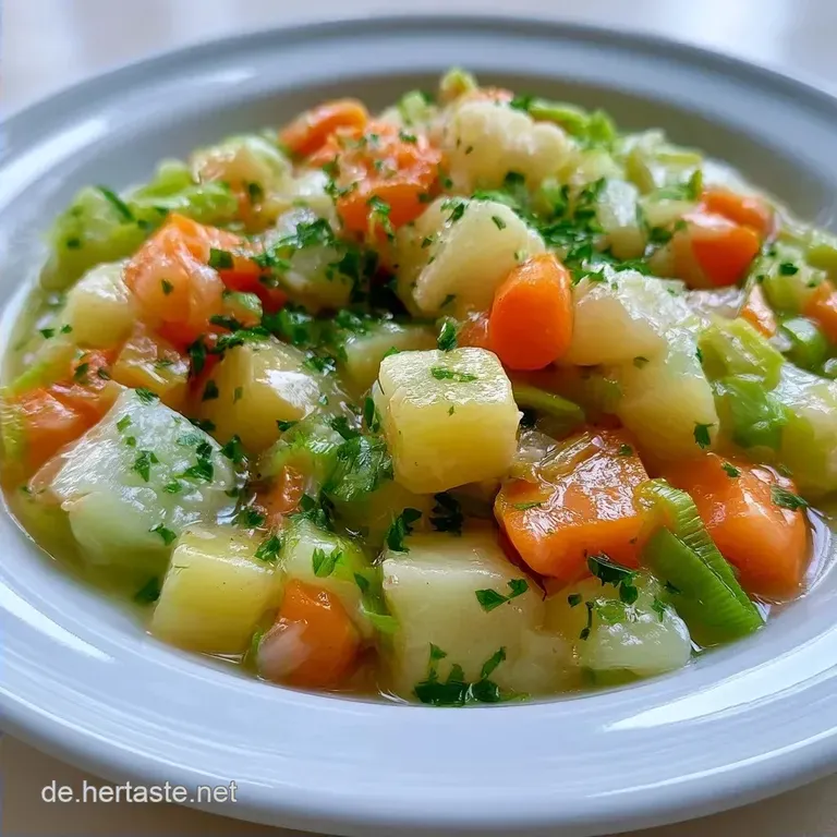 Klassischer Kohlrabitopf mit Kartoffeln