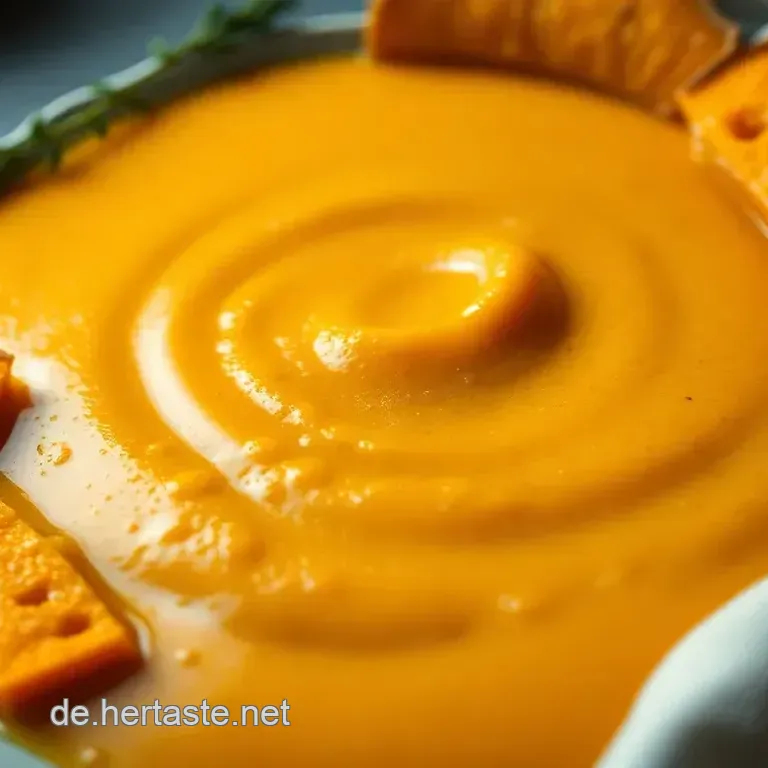 K&ouml;stliche Butternut-K&uuml;rbissuppe f&uuml;r die Herbstzeit