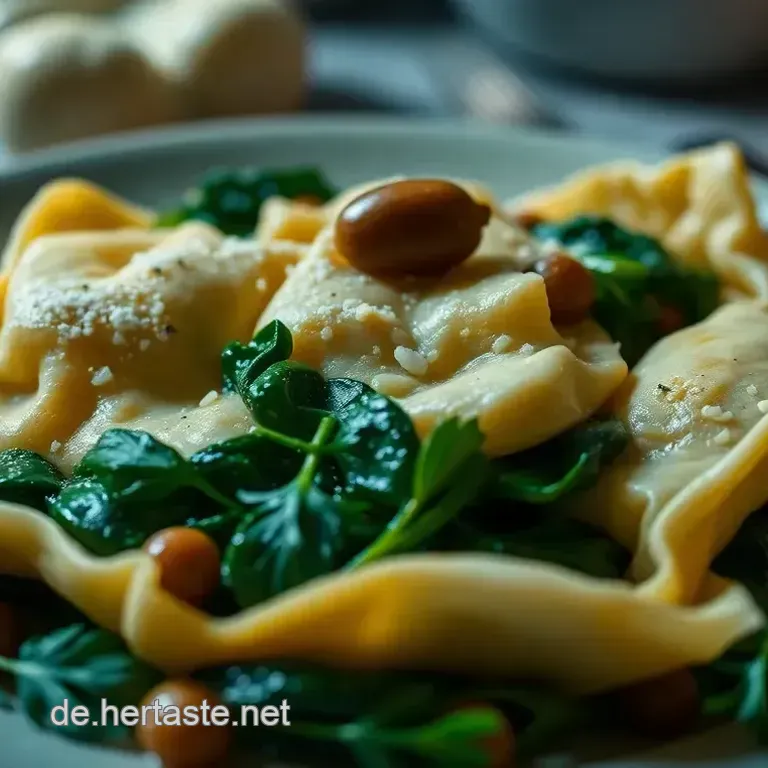 K&ouml;stliche Vegetarische Maultaschen &ndash; Schw&auml;bische Teigtaschen mit Herz