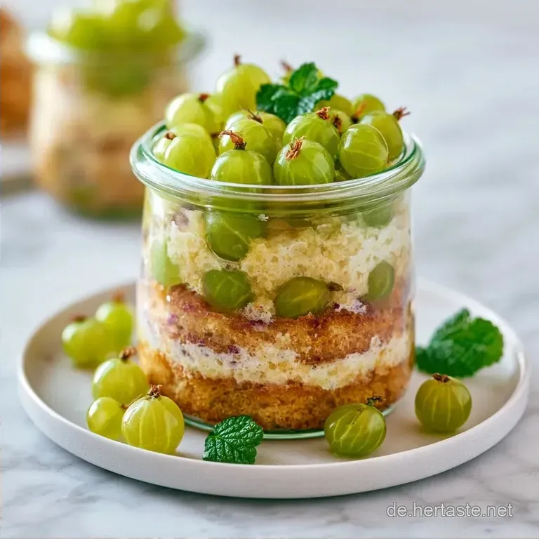 Kuchen Mit Stachelbeeren Aus Dem Glas mit Dinkelmehl