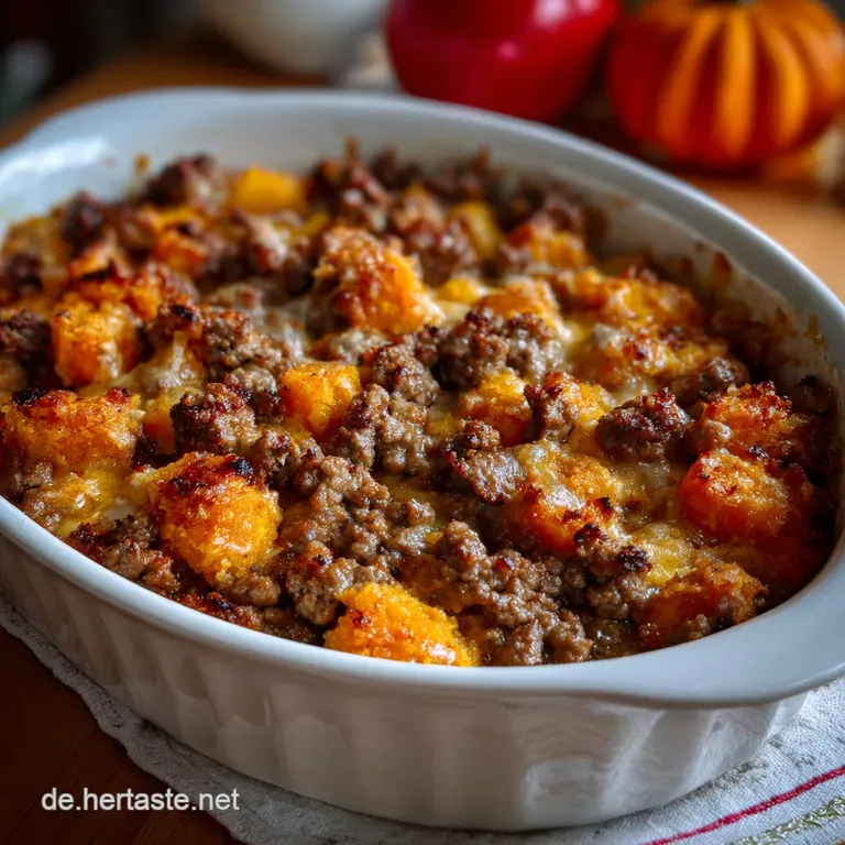 Der Ultimative K&uuml;rbis Hack Auflauf Einfach Hackfleisch K&uuml;rbis Auf presentation
