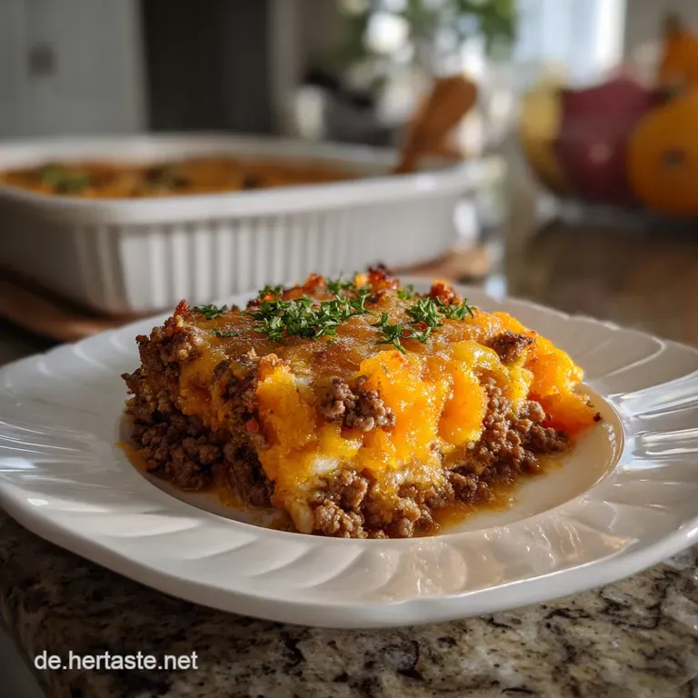 Der Ultimative K&uuml;rbis Hack Auflauf Einfach Hackfleisch K&uuml;rbis Auf