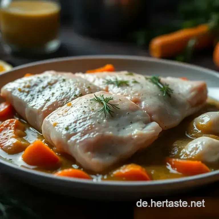 Lachsfilet im Honig-Senkraut-Marinade mit ger&ouml;stetem Gem&uuml;se