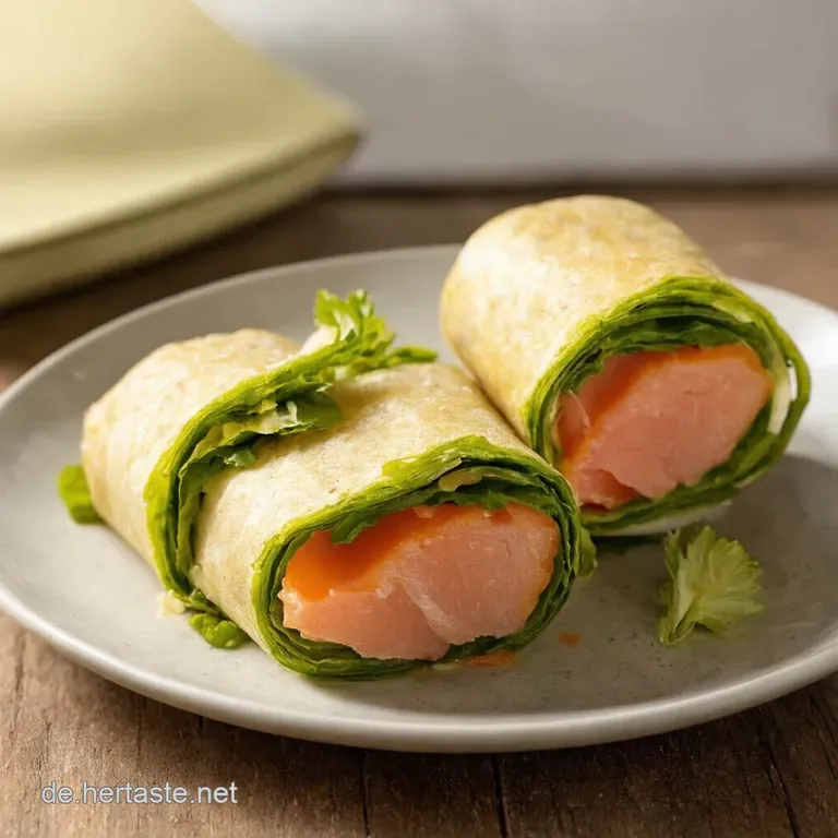 LachsFrischk&auml;seWrapR&ouml;llchen Der blitzschnelle Partysnack