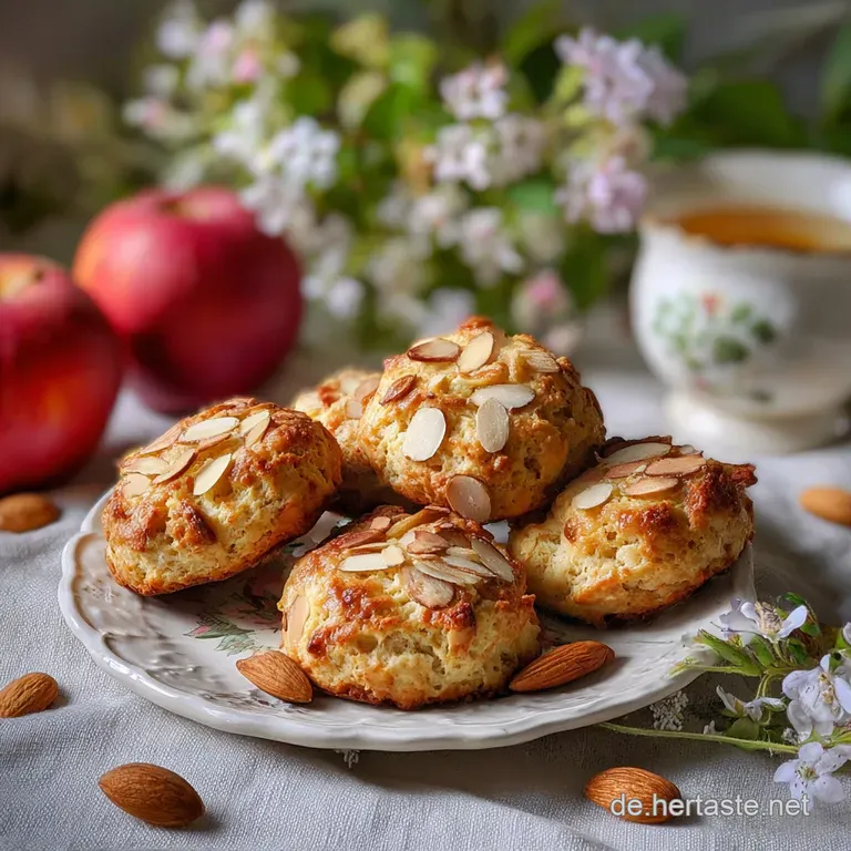 Low Carb Apfel-Scone mit Mandeln