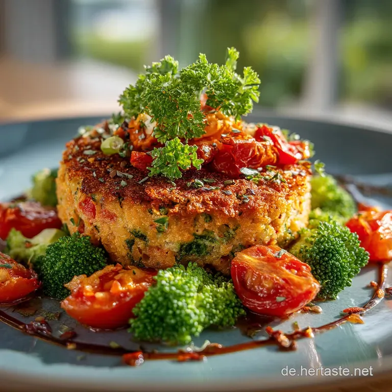 Saftiger Low Carb Brokkolitomatenauflauf Mit Goldbrauner K&auml;sehaube presentation