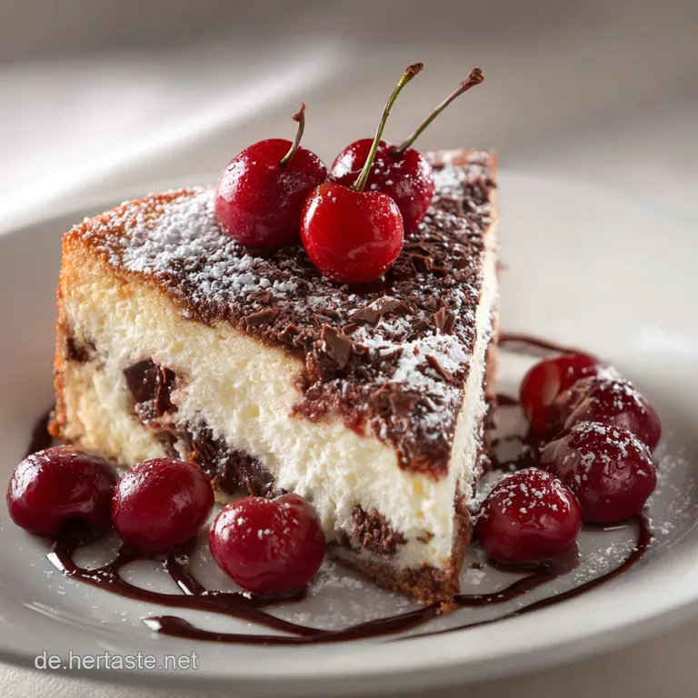 Schwarzw&auml;lder Light Saftiger Low Carb Schokokirschkuchen presentation