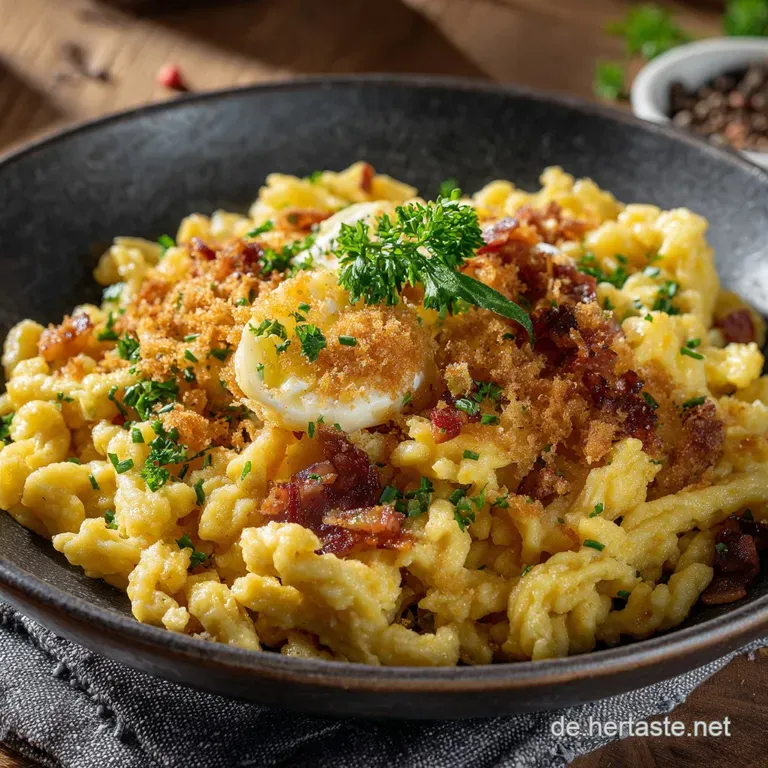 Herzhafte Low Carb Sp&auml;tzle Die schw&auml;bische Revolution ohne Mehl