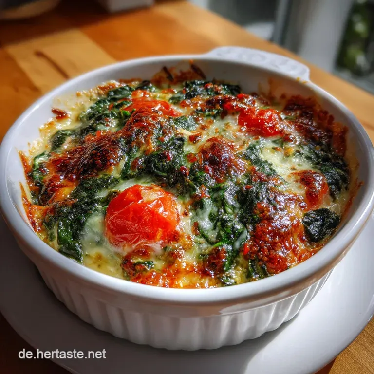 Low Carb Spinat Tomaten Auflauf Einfacher Spinat T: Cremig