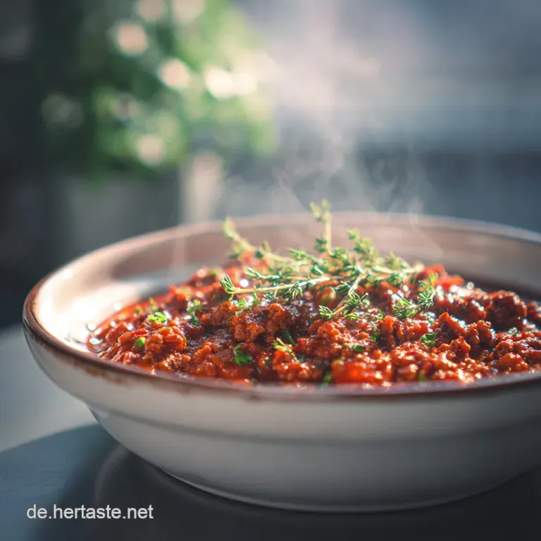 Close-up of plated casserole, glistening with melted cheese, garnished with fresh parsley. Creamy sauce visible underneath.
