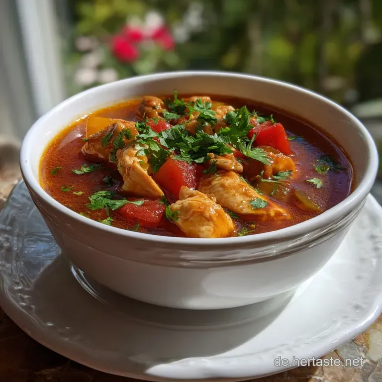 Mediterrane Hhnchengulaschsuppe Happy Carb Rezepte presentation