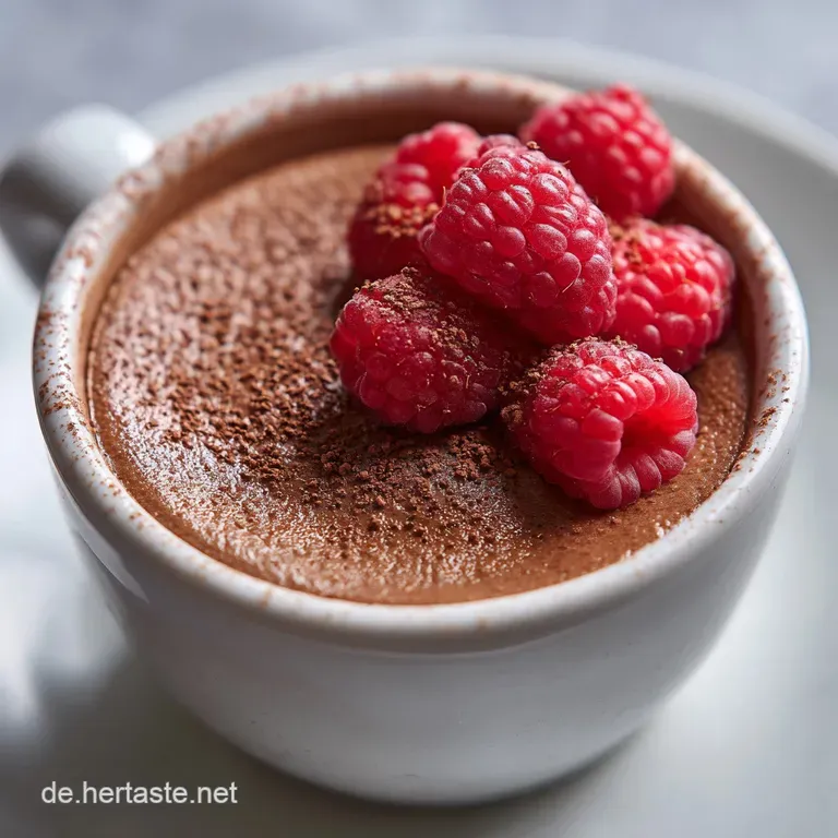 Mousse au Chocolat ohne Ei: Wolkenweich