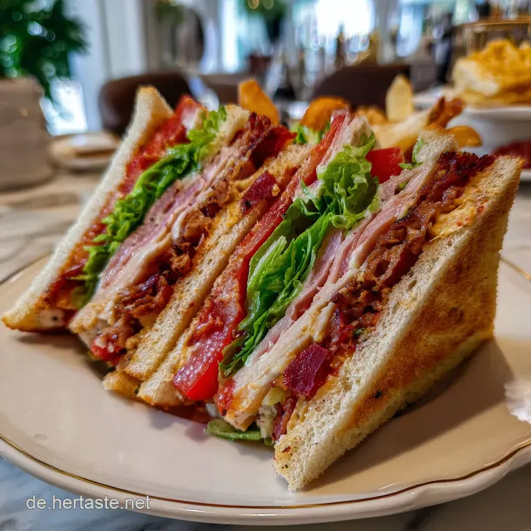 New York Club Sandwich: So Einfach Und Lecker presentation