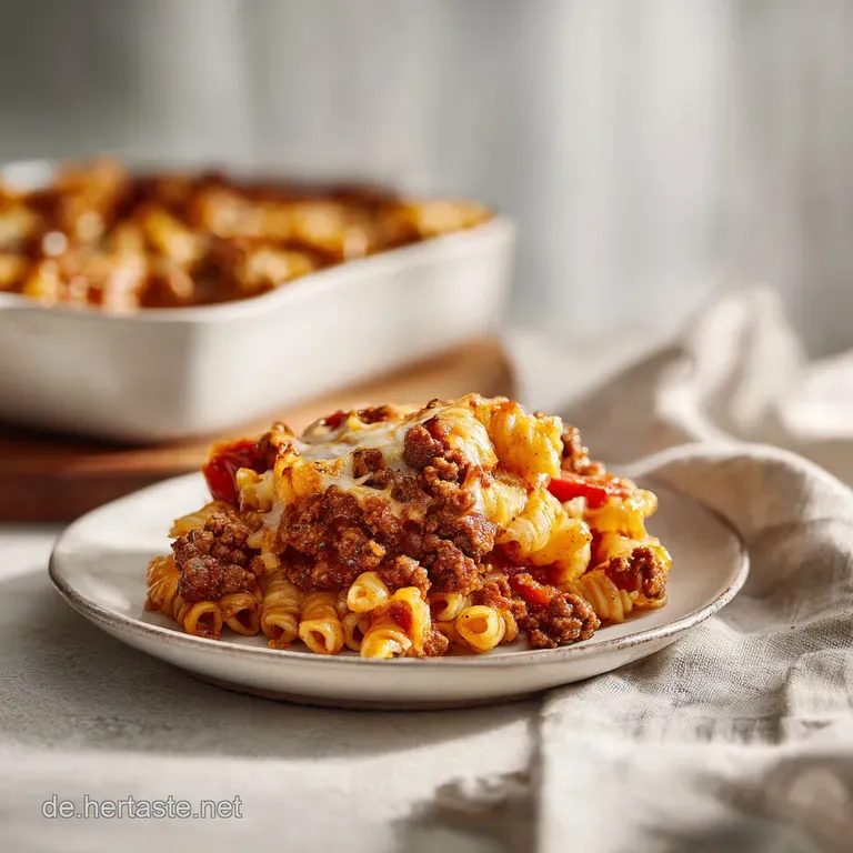 Nudelauflauf mit Hackfleisch: Cremig und &Uuml;berbacken