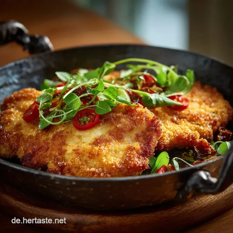 Panierte Schnitzel Aus Dem Ofen: Knusprig Gebacken Und Unglaublich Saftig presentation