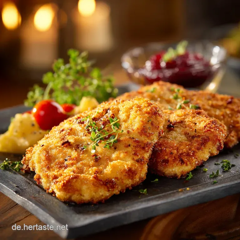 Panierte Schnitzel aus dem Ofen: Knusprig gebacken und unglaublich saftig