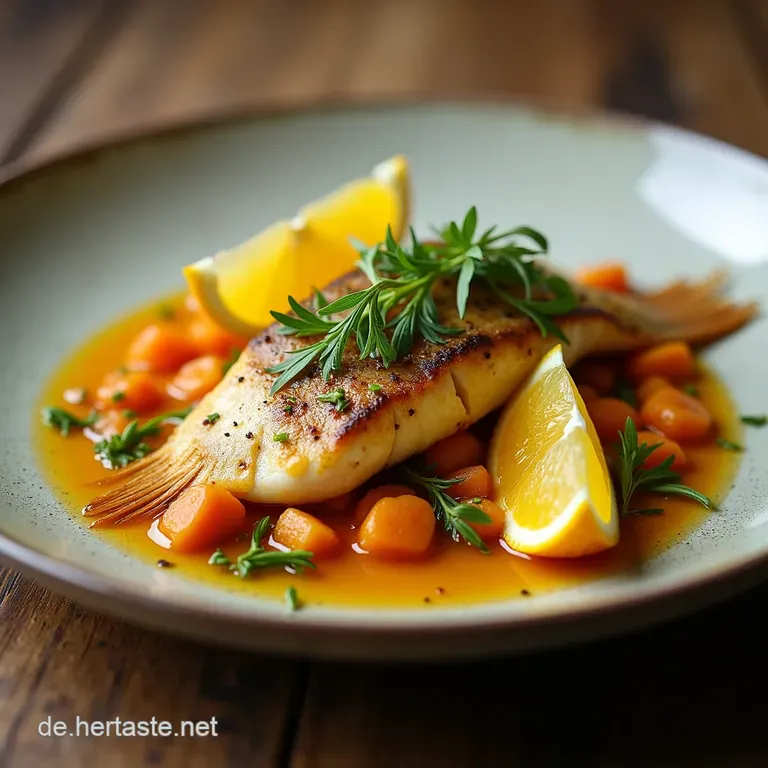 Der sonnige MittelmeerTraum Ganze Dorade aus dem Ofen mit RosmarinZitronenGem&uuml;se