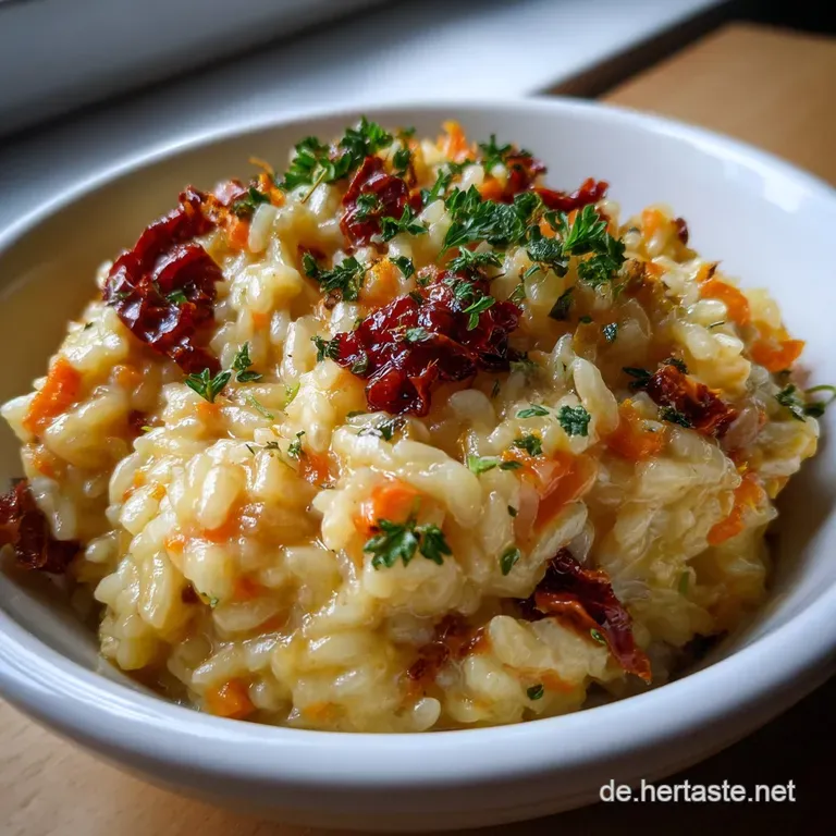 Ofenrisotto Mit Mhren Und Getrockneten Tomaten: Samtig Einfach presentation