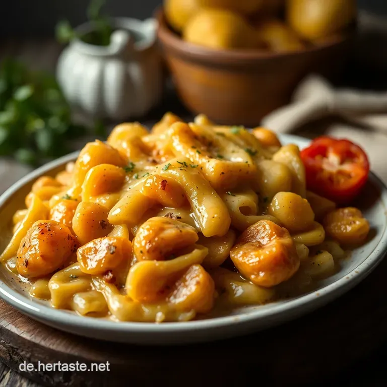 Oma s Herzhafte Kartoffel-Hackfleisch-Pfanne presentation