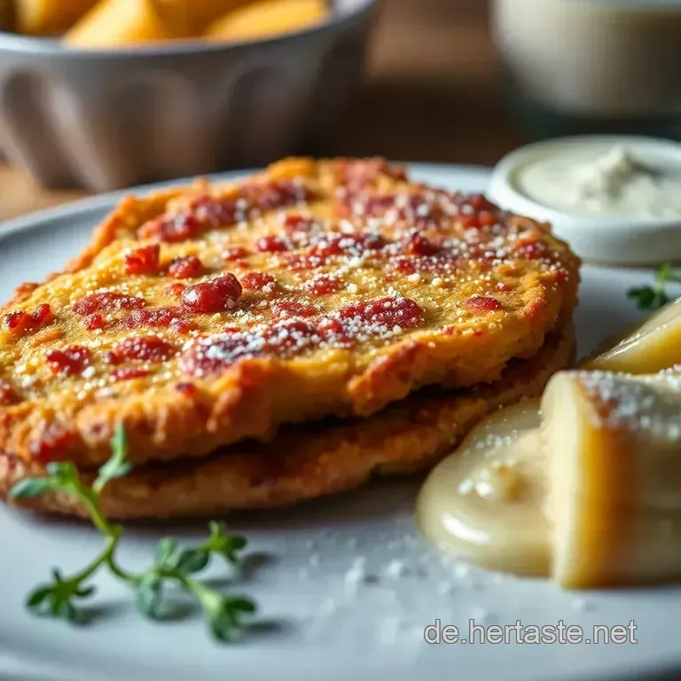 Oma s Zwiebelschnitzel presentation