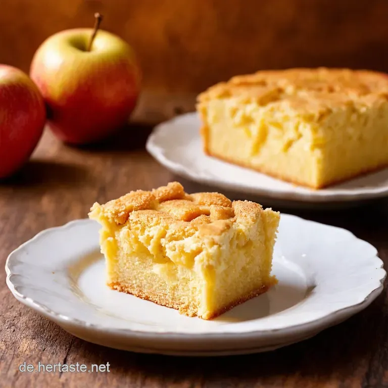 Omas Apfelgl&uuml;ck Saftiger Quarkapfelkuchen presentation