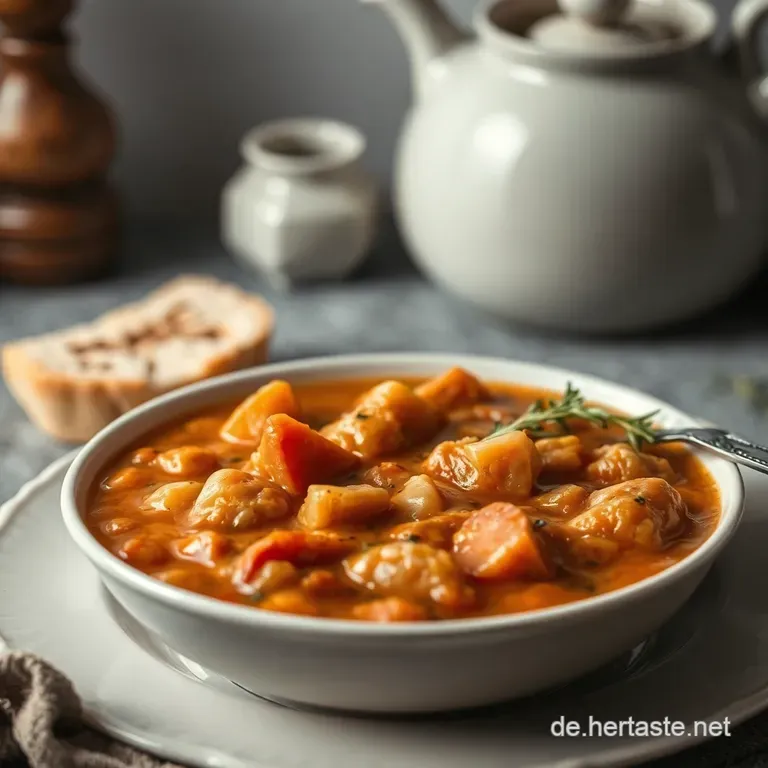 Omas Beste Erbsensuppe presentation