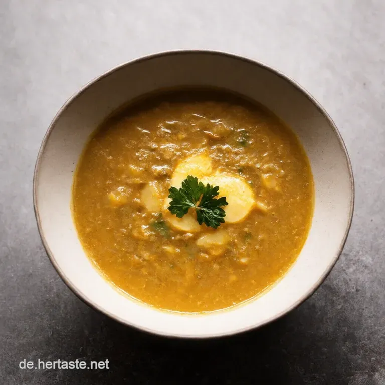 Omas Beste Herzhafte Traditionelle Erbsensuppe