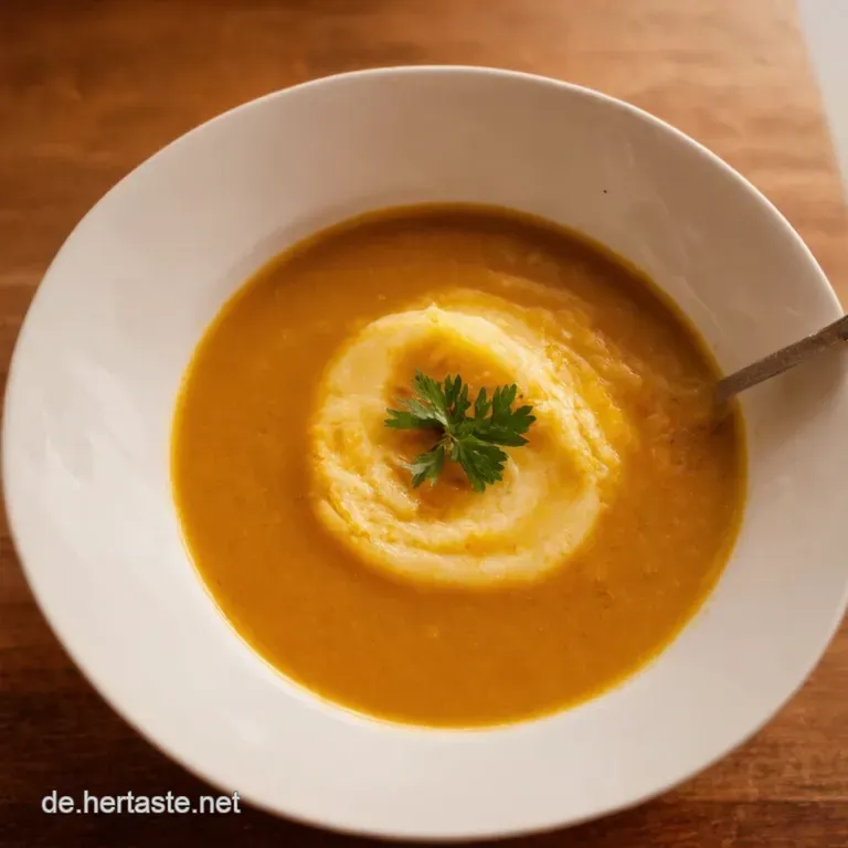Omas Herzhafte K&auml;selauchsuppe presentation